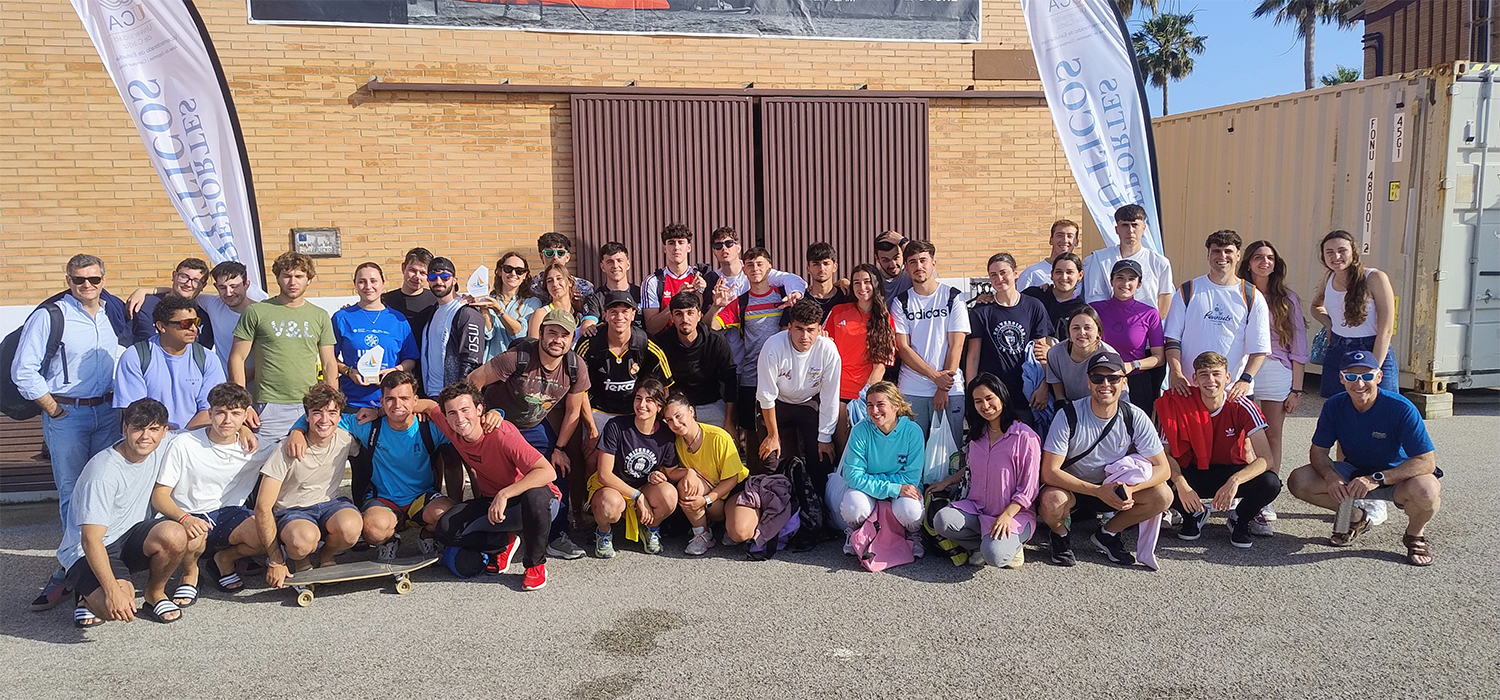 11 embarcaciones participaron en la VI Regata UCA de Raqueros del curso 24-25